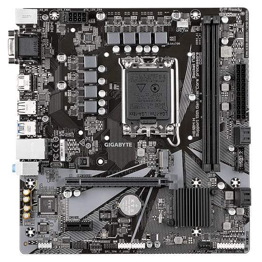 Placa Madre Gigabyte H610M H DDR4 (LGA1700 2x DDR4, Micro ATX)