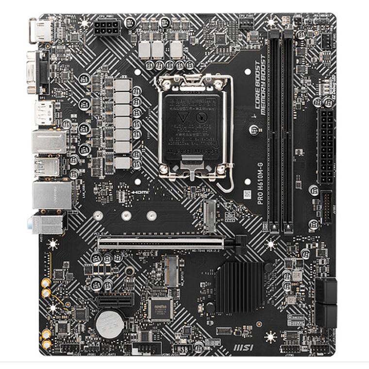 Placa Madre MSI PRO H610M-G (DDR5, LGA 1700 M-ATX) 3