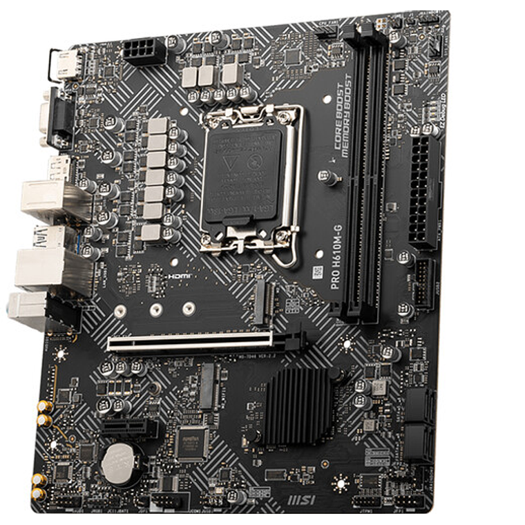 Placa Madre MSI PRO H610M-G (DDR5, LGA 1700 M-ATX) 4