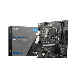 Placa Madre MSI PRO H610M-G (DDR5, LGA 1700 M-ATX)