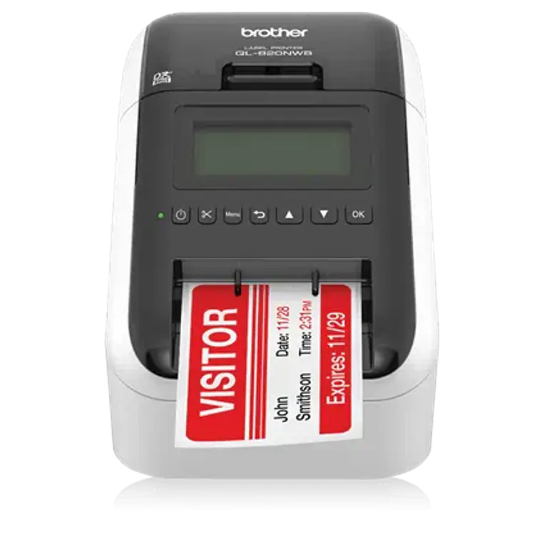  Impresora de etiquetas Brother QL-820NWB | WiFi, Bluetooth y USB 2