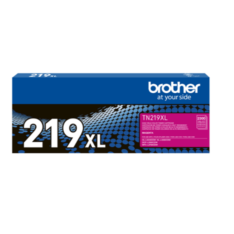 Cartucho de Toner Brother TN219XLM Magenta 1