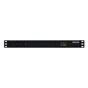 Multitoma PDU Forza rackeable AC 200/240V - 10 Tomas (8-C13 2-C19) 1U SPD Metered