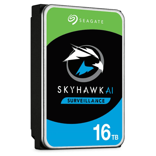 Disco duro 16TB interno | Seagate SkyHawk AI 3.5“ SATA 6Gb/s con Seagate Rescue de 3 años