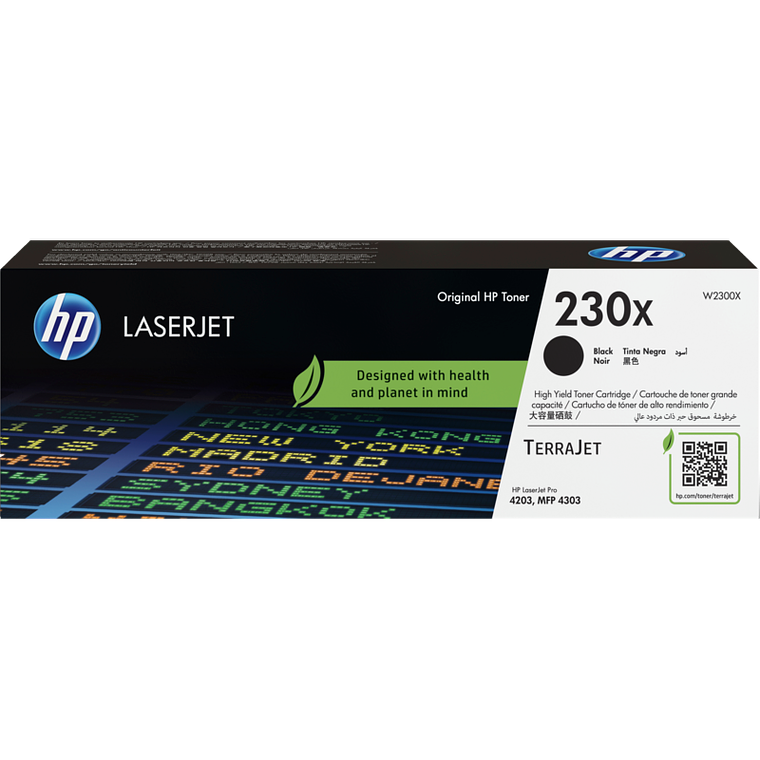 Cartucho de toner HP 230X color Negro LaserJet (W2300X)  1