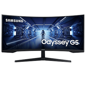 Monitor 34“ Odyssey G5 Curvo Ultra WQHD 21:9 (3440 x 1440) 165Hz, 1ms, 1000R, FreeSync