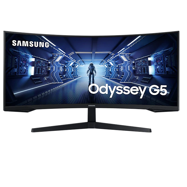 Monitor 34“ Odyssey G5 Curvo Ultra WQHD 21:9 (3440 x 1440) 165Hz, 1ms, 1000R, FreeSync 1