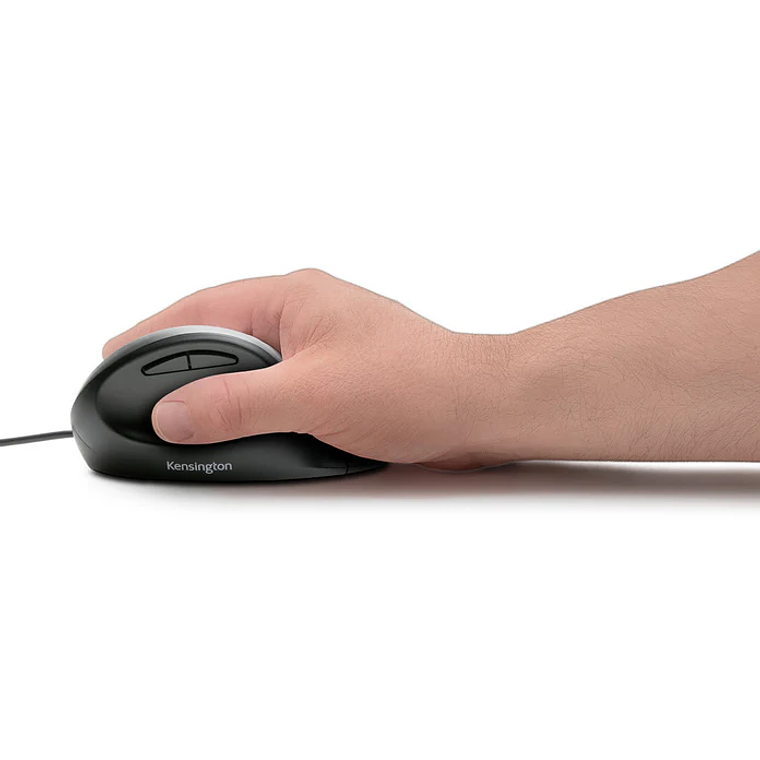 Mouse Pro Fit Ergonomico Negro Alambrico Kensington 3