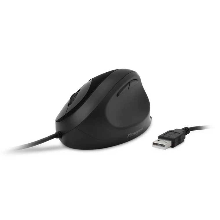 Mouse Pro Fit Ergonomico Negro Alambrico Kensington 6
