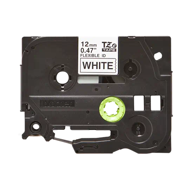 Cinta laminada Brother TZE-FX231 Texto negro sobre blanco.  2