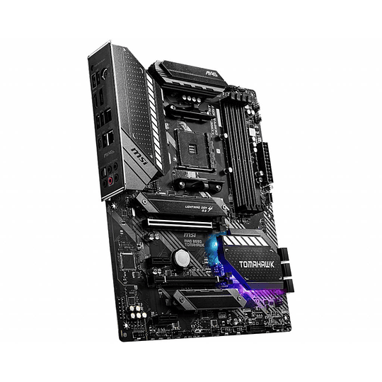 Placa Madre MSI MAG B550 Tomahawk (Socket AM4, AMD B550, 4xDDR4, 2xM.2, 6xSATA, ATX)