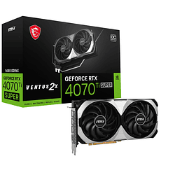 Tarjeta de Video MSI Nvidia® GeForce® RTX™ 4070 Ti SUPER 16G VENTUS 2X OC, 16GB GDDR6X