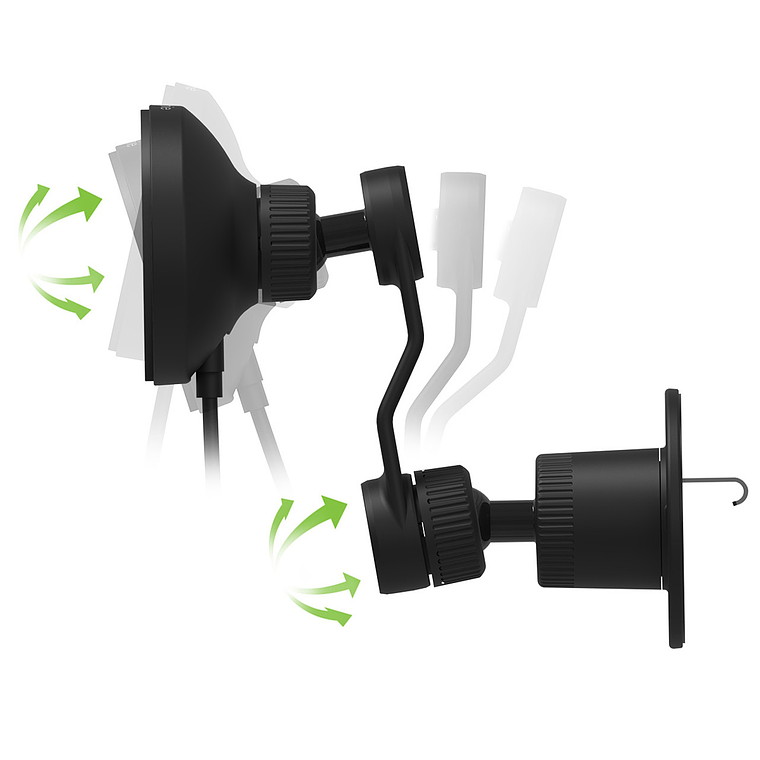 Cargador de auto inalámbrico Magsafe 7.5W Mophie negro 2