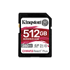 Tarjeta de memoria Flash 512GB Kingston Canvas React Plus V60 S