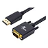 Adaptador con conector DisplayPort™ macho a VGA macho - XTC-377