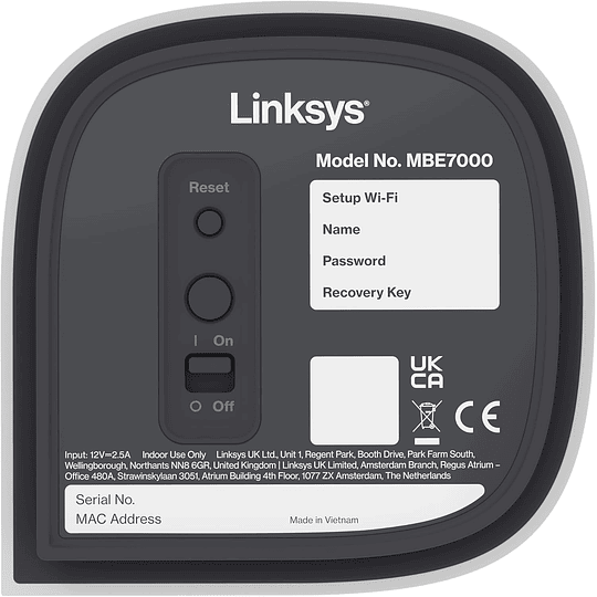 Linksys Sistema WiFi 7 mesh Velop Pro 7 MBE7003, Router Cognitive Mesh de 10 Gbps