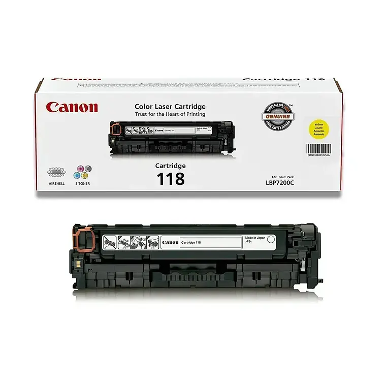 Cartucho de Toner Canon 118 color Amarillo 2659B001 1