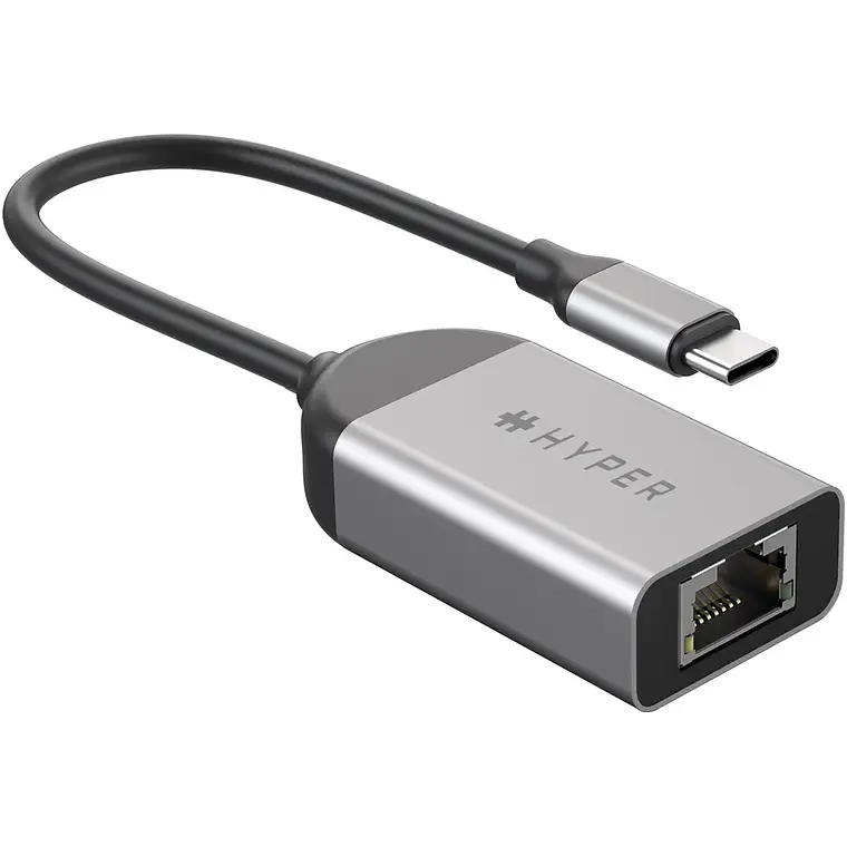 Adaptador Hyperdrive USB-C a Ethernet 2.5GB Hyper Gris 1