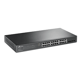 Switch 28 Puertos TP-Link TL-SG2428P (Gestionado, Gigabit, 56 Gbps, SFP, PoE+, 250W)