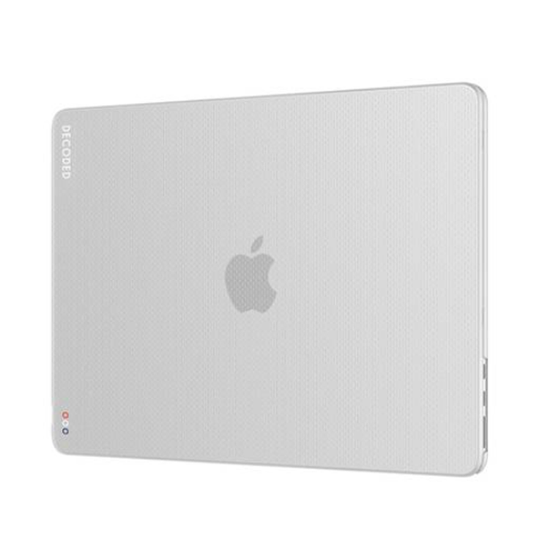 Funda dura snap on case para Macbook Pro M2 14 pulgadas Decoded Transparente 2