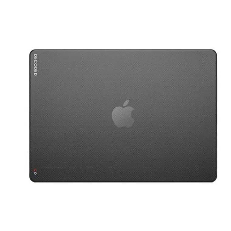 Funda dura snap on case para Macbook Air M2 13 pulgadas Decoded Negra 1