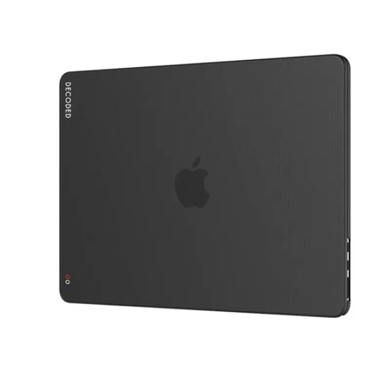 Funda dura snap on case para Macbook Air M2 13 pulgadas Decoded Negra 2
