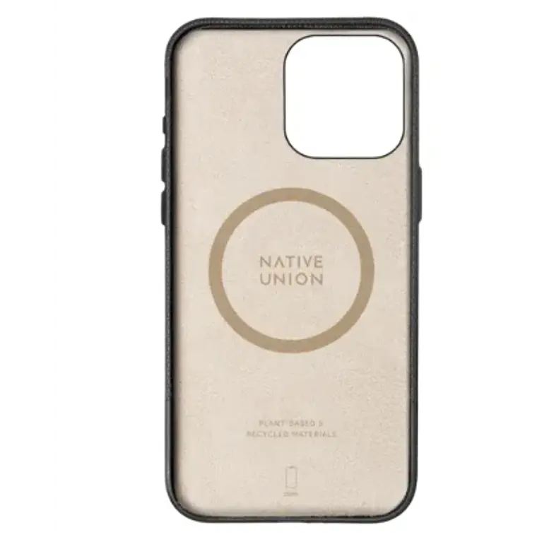 Funda eco cuerro (RE) Classic para iPhone 15 Pro Max Native Union Negro 3