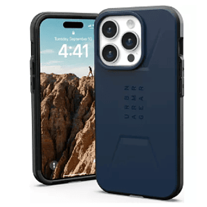 Funda dura con MagSafe para iPhone 15 Pro Civilian UAG Rojo