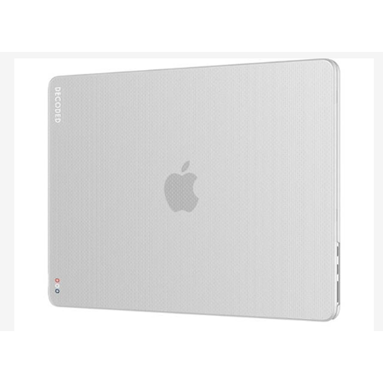 Funda dura snap on case para Macbook Pro M2 16 pulgadas Decoded Transparente 2