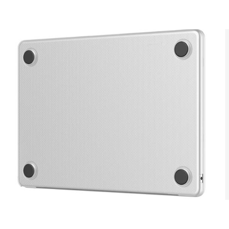 Funda dura snap on case para Macbook Pro M2 16 pulgadas Decoded Transparente 3