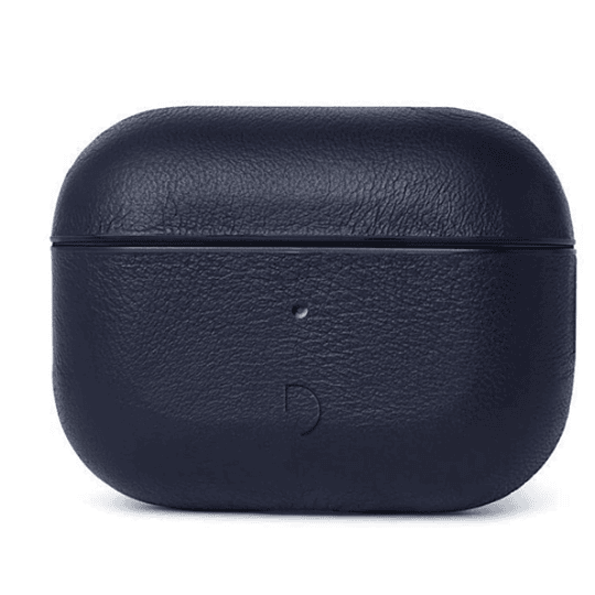 Funda cuero para Airpods Pro 2ª y 1ª gen Decoded Azul Marino