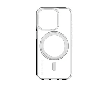 Funda de plastico reciclado LoopStand para iPhone 15 Pro  Decoded Transparente