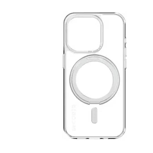 Funda de plastico reciclado LoopStand para iPhone 15 Pro  Decoded Transparente