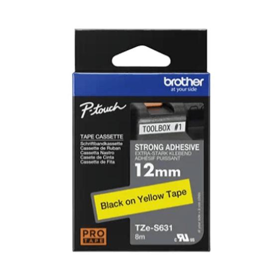 Cinta Laminada Amarilla 12mm