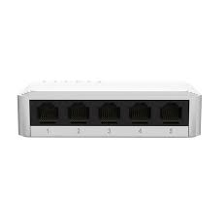 Switch 5 puertos Nexxt Naxos501-G para ethernet de alta velocidad, 1Gbps 110/220V 3