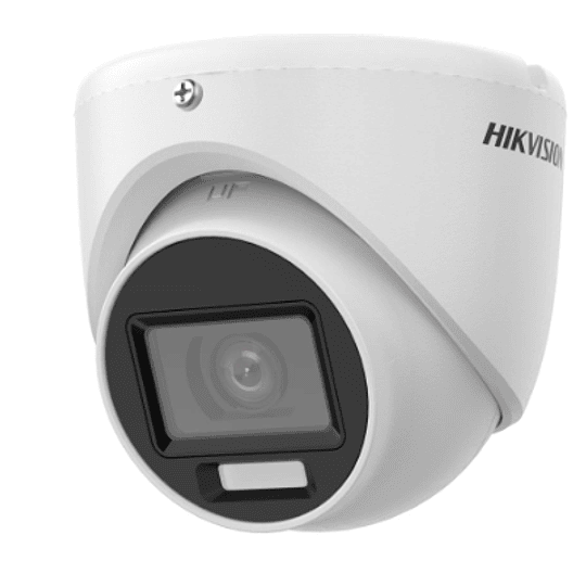 Cámara fija tipo torreta con audio, luz e híbrido inteligente 3K - Hikvision