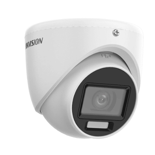 Cámara fija tipo torreta con audio, luz e híbrido inteligente 3K - Hikvision