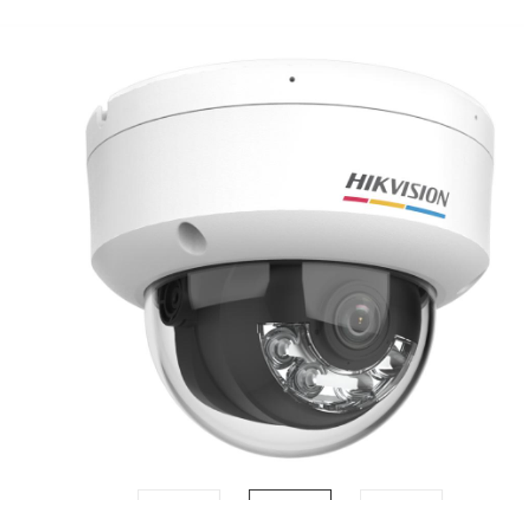 Cámara de red domo fija ColorVu de 4 MP con luz híbrida inteligente - Hikvision  1