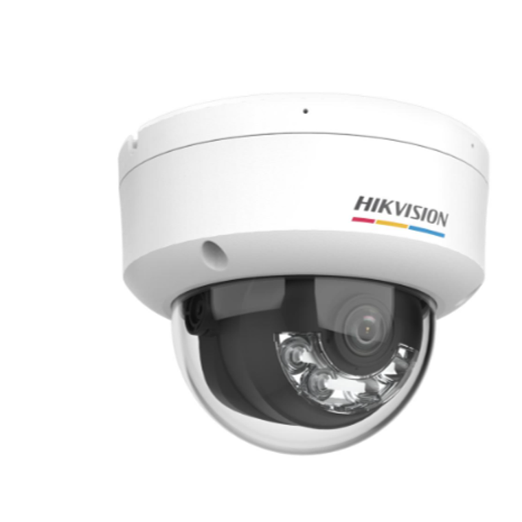 Cámara de red domo fija ColorVu de 4 MP con luz híbrida inteligente - Hikvision  2