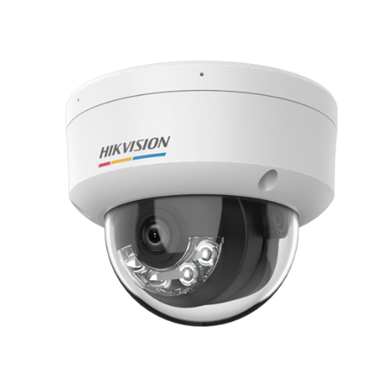 Cámara de red domo fija ColorVu de 4 MP con luz híbrida inteligente - Hikvision  3