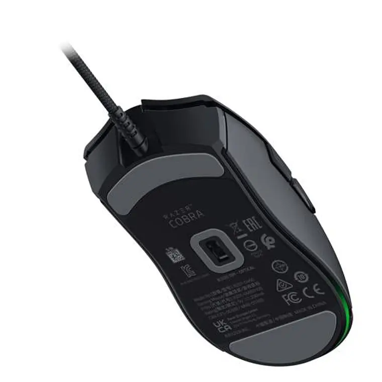 Mouse Gamer Razer Cobra (Chroma RGB, 8.500dpi, Cable Speedflex, Negro) 4