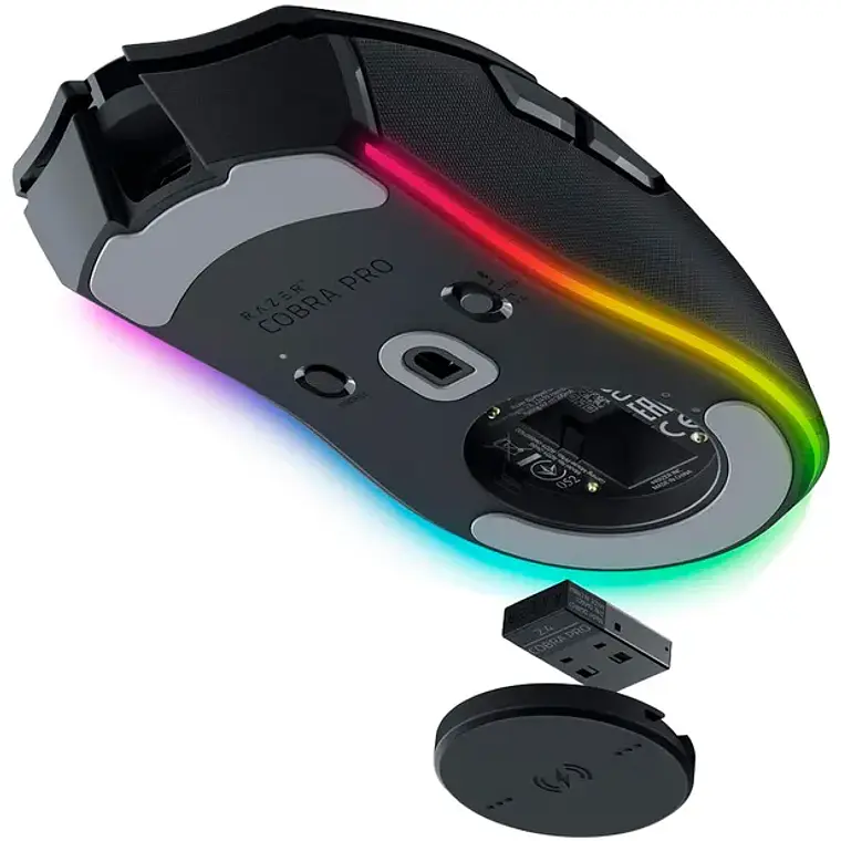 Mouse Gamer Razer Cobra Pro, Wireless 2.4GHz - BT, Sensor Focus Pro 30K DPI, Chroma RGB 4