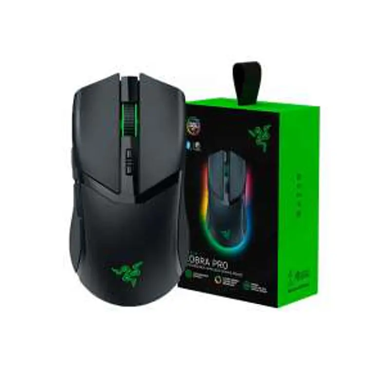 Mouse Gamer Razer Cobra Pro, Wireless 2.4GHz - BT, Sensor Focus Pro 30K DPI, Chroma RGB 5