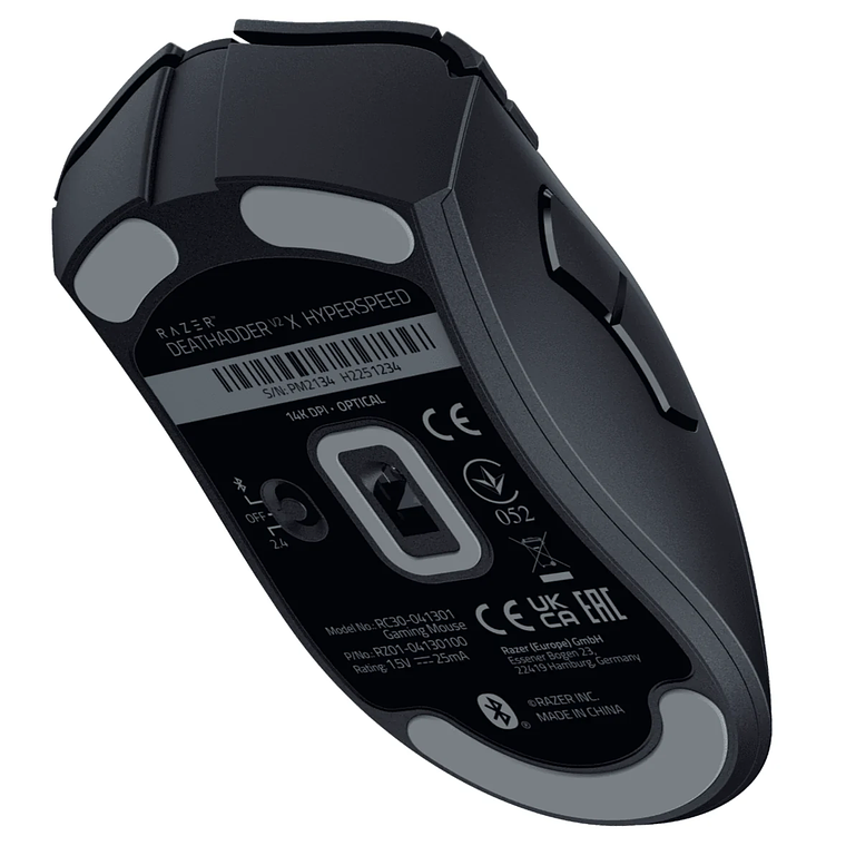 Mouse Gamer Razer DeathAdder V2 X HyperSpeed (Sensor 5G, 14.000dpi, Bluetooth/Dongle USB, Negro) 4