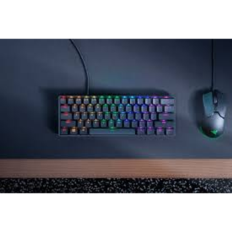 Teclado Gamer Razer Huntsman Mini Black, 60%, Switches Razer Purple, Chroma RGB, Español 4