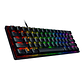 Teclado Gamer Razer Huntsman Mini Black, 60%, Switches Razer Purple, Chroma RGB, Español - Miniatura 1