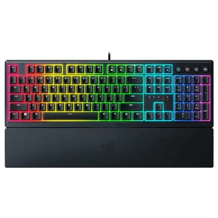 Teclado Gamer Razer Ornata V3 X, Membrana, Low Profile, Chroma RGB, Español 1