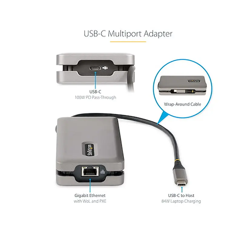 Adaptador Multipuertos USB-C - HDMI 4K a 60Hz VGA  3