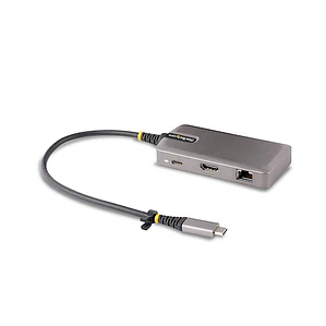 Adaptador multipuerto USB-C, HDMI 4K 60 Hz, concentrador USB 3.0 de 2 puertos de 5 Gbps