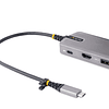 Adaptador multipuerto USB-C, HDMI 4K 60 Hz con HDR, concentrador USB de 3 puertos